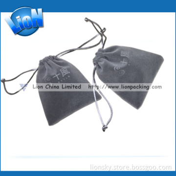 Jewelry Embossing Velvet Pouch High Grade Jewellery Package